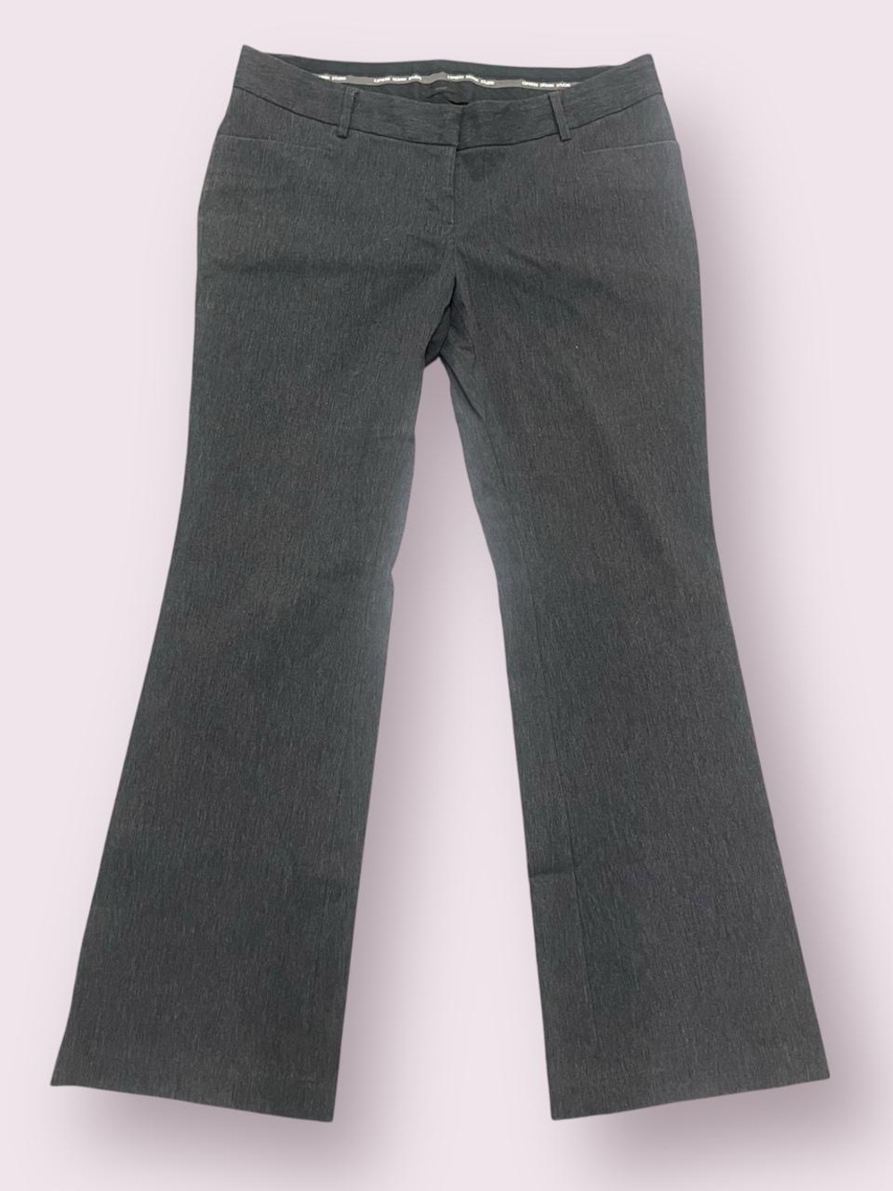 Vintage Y2K Grey Low Rise Flared Trousers / Office Girl Dress Pants 💻✨